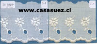 Broderie TB-0556
6,5cms. Ancho
Pza: 13.80mts